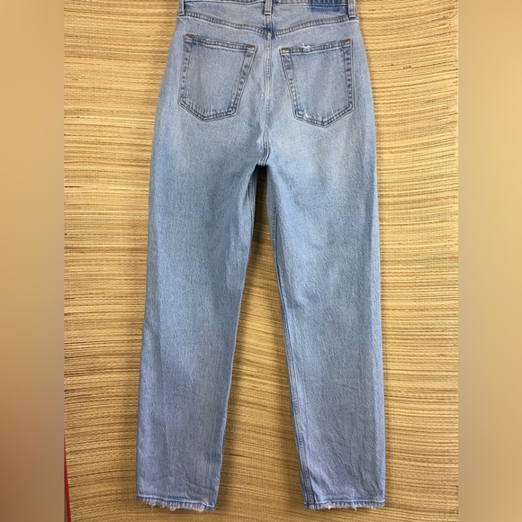 Abercrombie & Fitch High Rise Dad Jean Criss-Cross Crossover Waistband Size 26 - Picture 7 of 13